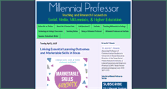 Desktop Screenshot of millennialprofessor.com